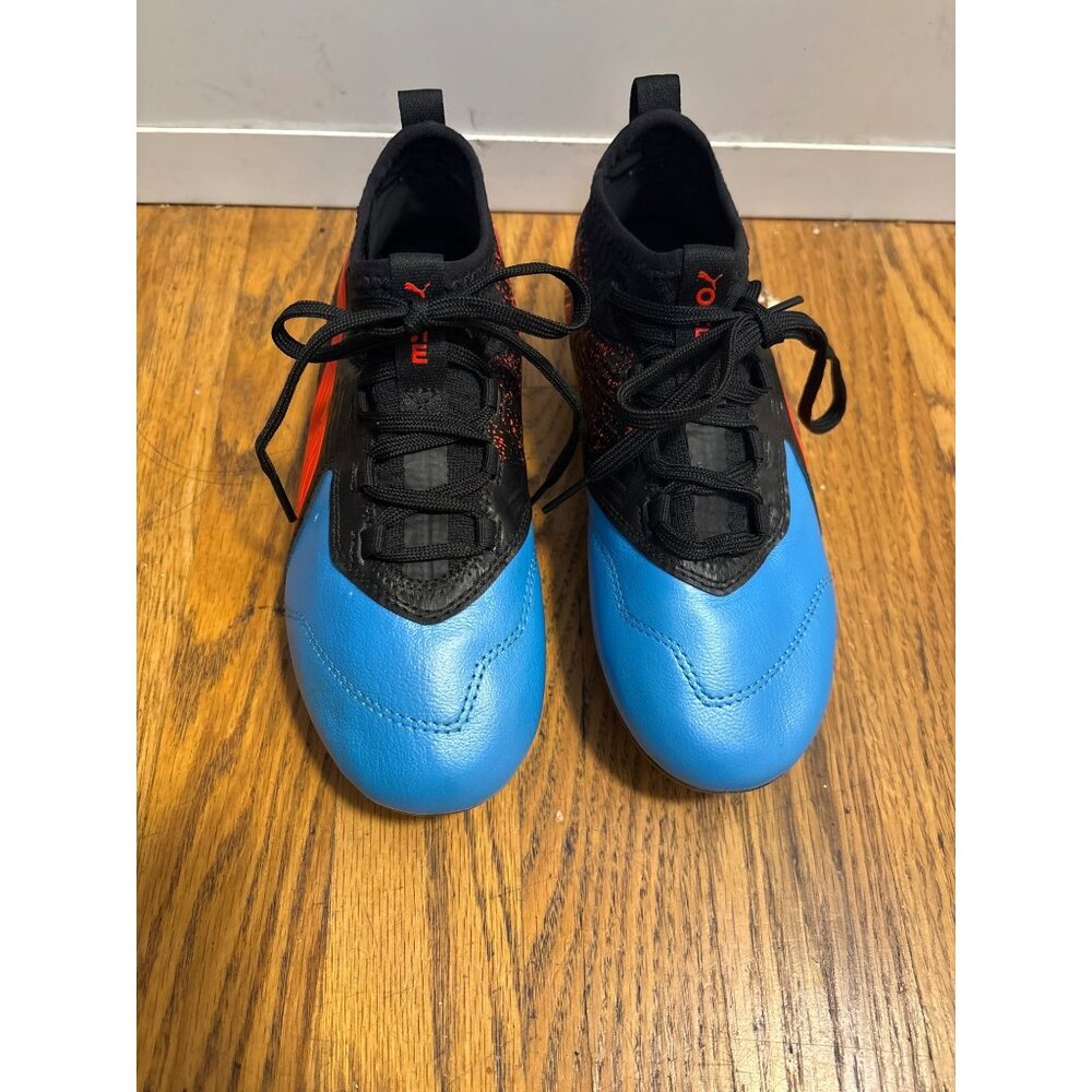 Puma Future Z 4.3 FG/AG Youth‎ Soccer Cleats Blue/Red Size 1.5C